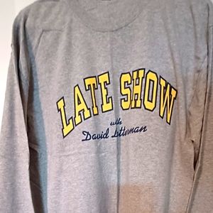 David Letterman  shirt long sleeve